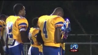 Moment of silence held for JV football player
