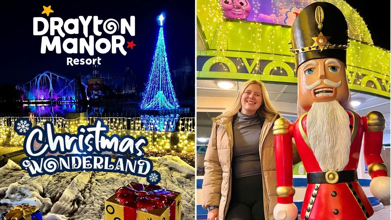 Drayton Manor Christmas Wonderland Vlog 2023 YouTube