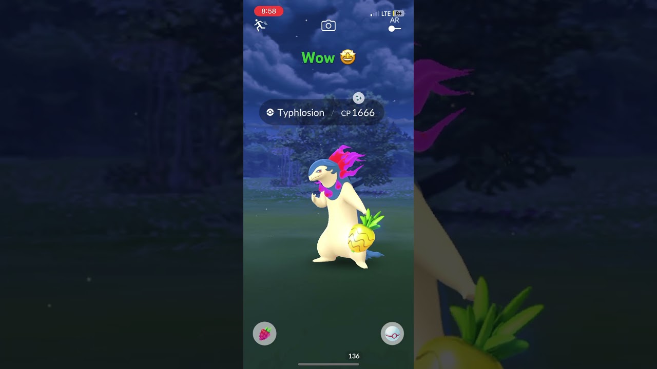 Shiny Hisui Typhlosion ✨ 1st raid 🤩 WOW 