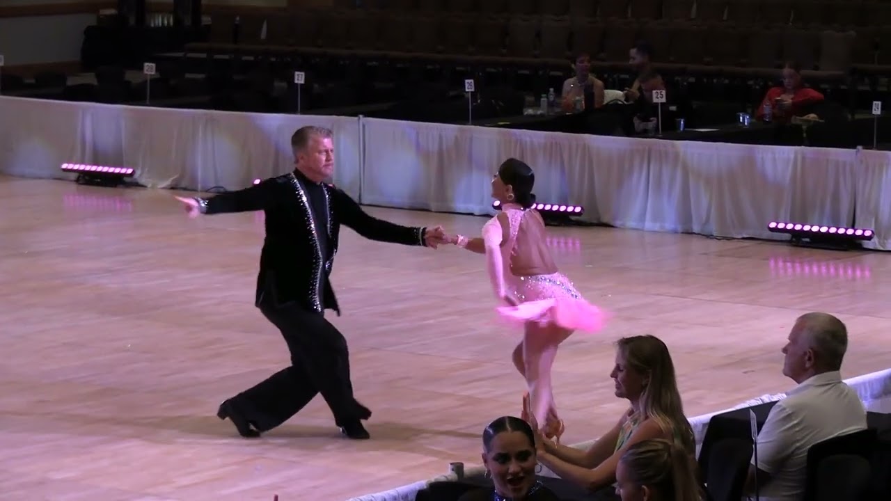 Rumba Pink 1 Embassy Ballroom 2025 Pro-Am American Rhythm Dance