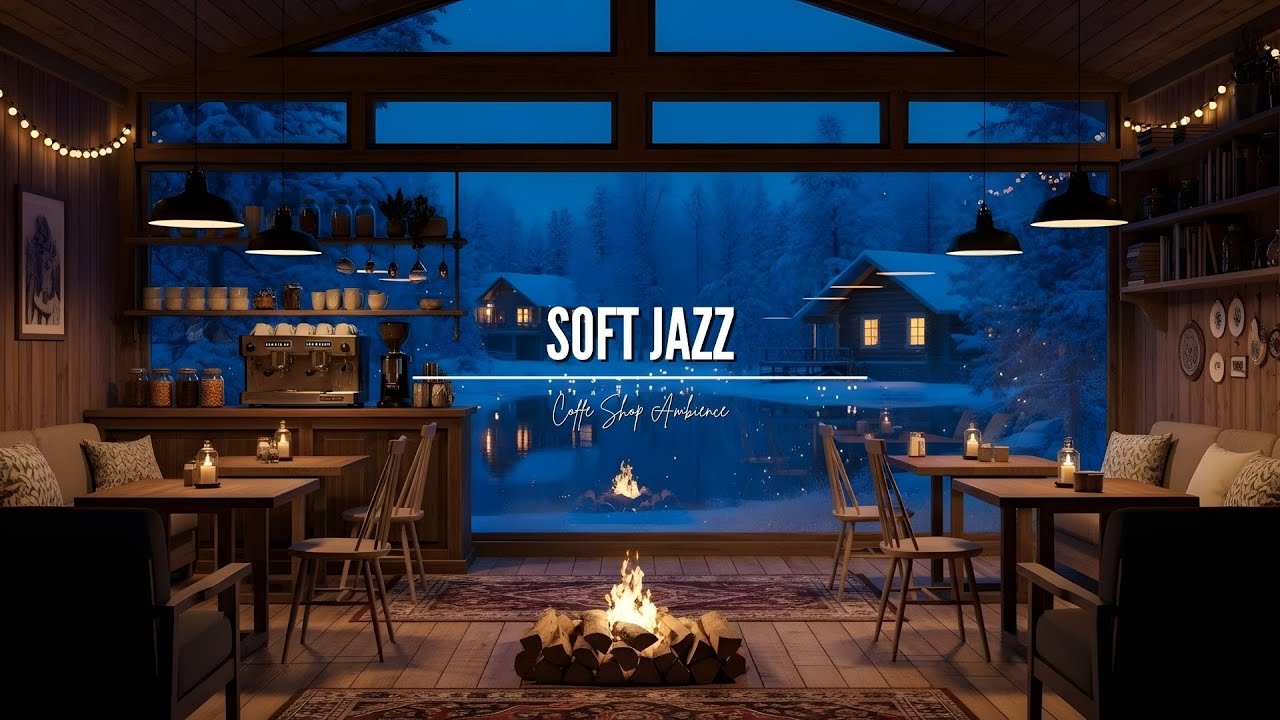 Soft Piano Jazz ☕ Relaxing Café Ambience for Focus & Calm for Study, Sleep, Work