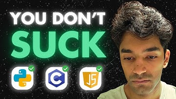 Watch this if you feel like you suck at coding