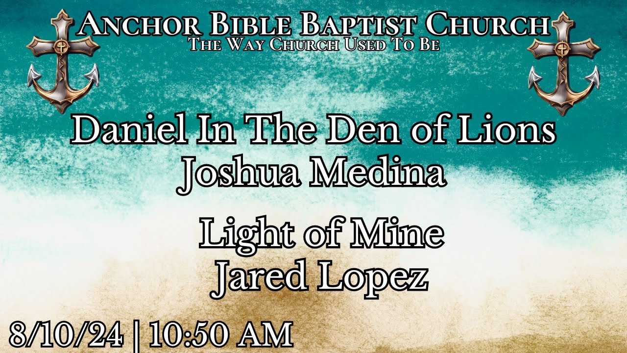 Youth Service | Daniel In The Den of Lions - Joshua Medina | Light of Mine - Jared Lopez