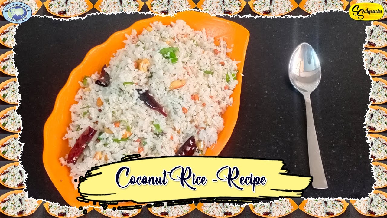 Coconut Rice Indian Recipe YouTube