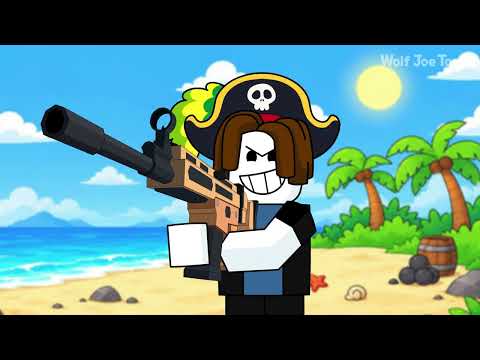 Noob and Guest666 Take Over a Pirate Ship! 🏴‍☠️ | Roblox Animation