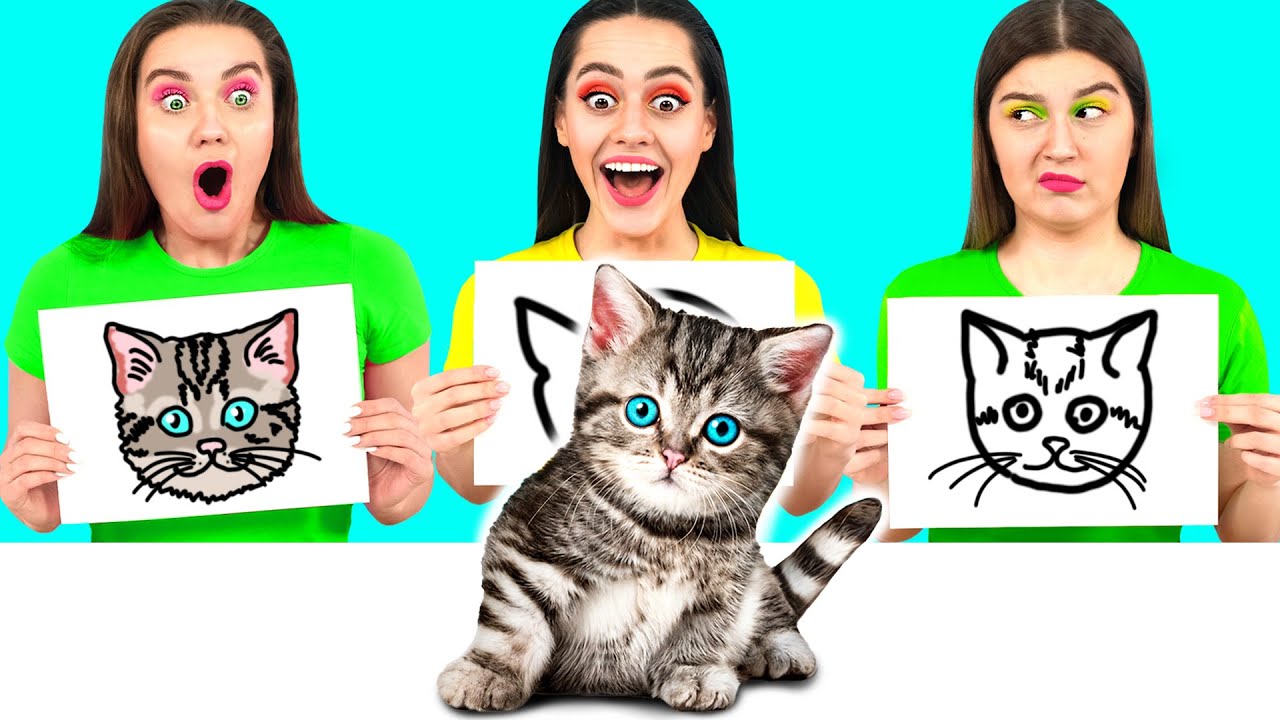 Кто Лучше Нарисует Предмет, Получит Его | Потрясающие Арт-Трюки от Fun Fun Challenge