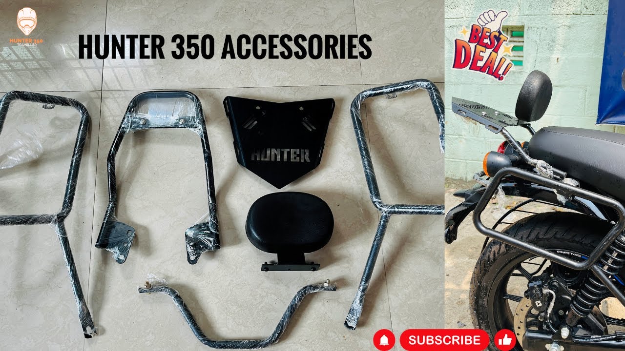 Hunter 350 Saddle Stay & Top box Carrier Hunter 350 Accessories