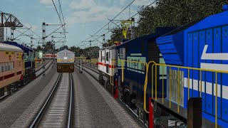 Locomotive Pickup Duty in Train Simulator  | WAP7, WDM3D & WDP4