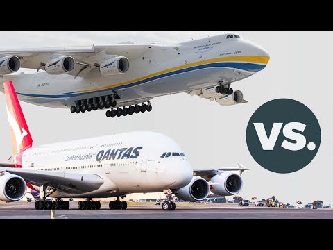 Massive Airplanes - Airbus A380 vs Antonov 225