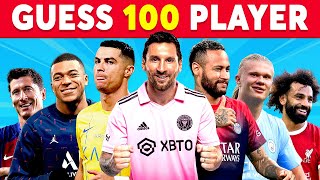 Guess 100 Football Players in 3 Seconds | Football Quiz 2023