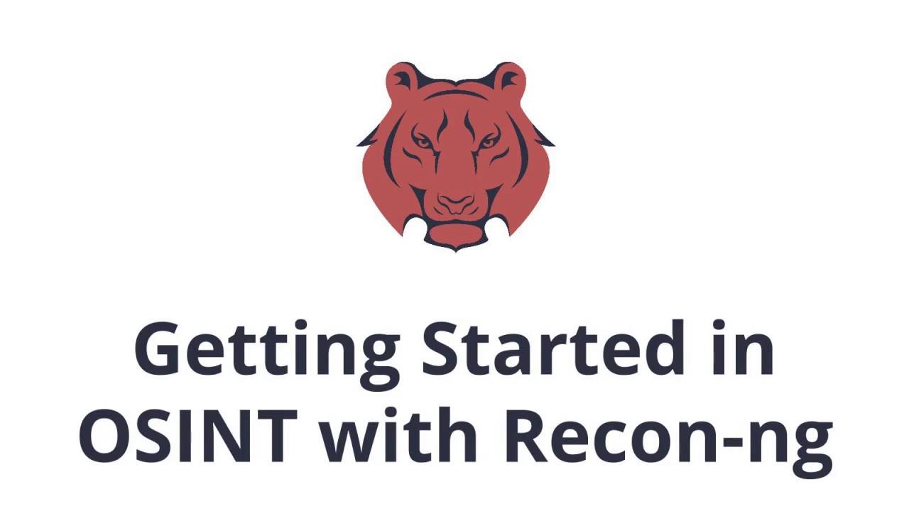 Recon-ng Tutorial: Introduction to OSINT