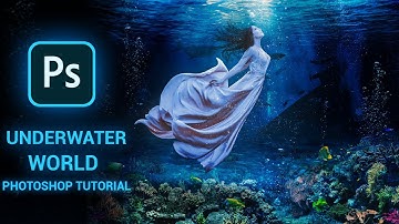 How I Created the Underwater World Artwork in Photoshop? Photoshop Tutorial