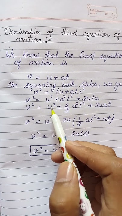 class-9-science-chapter-motion-how-to-derive-equation-of-motion