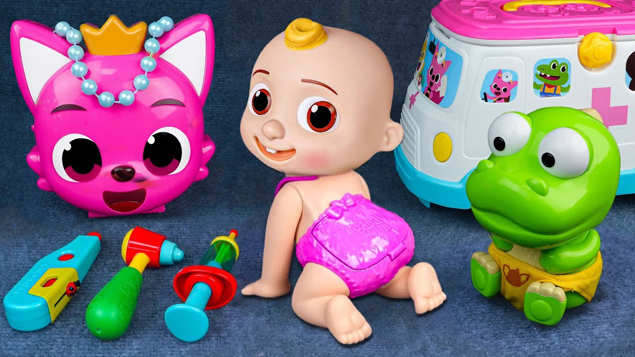 15 Minutes Satisfying with Unboxing COCOMELON Collection, Pinkfong Ambulance Playset Collection ASMR