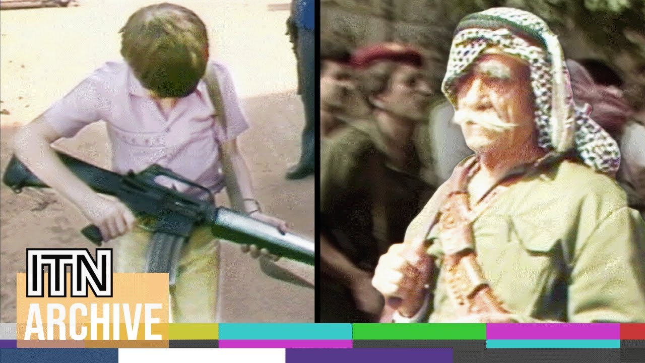 Lebanese Civil War | Frontline Footage of Street Fighting Between Christian and Druze Forces (1985)