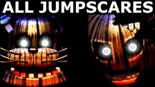 Jolly 3 Chapter 1 & 2 - All Animatronic Jumpscare Animations Fnaf Horror Game 2018