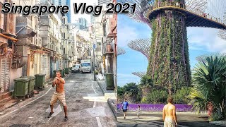Singapore Vlog 2021 | Visiting Singapore For A Day | Gardens By The Bay Singapore Tour