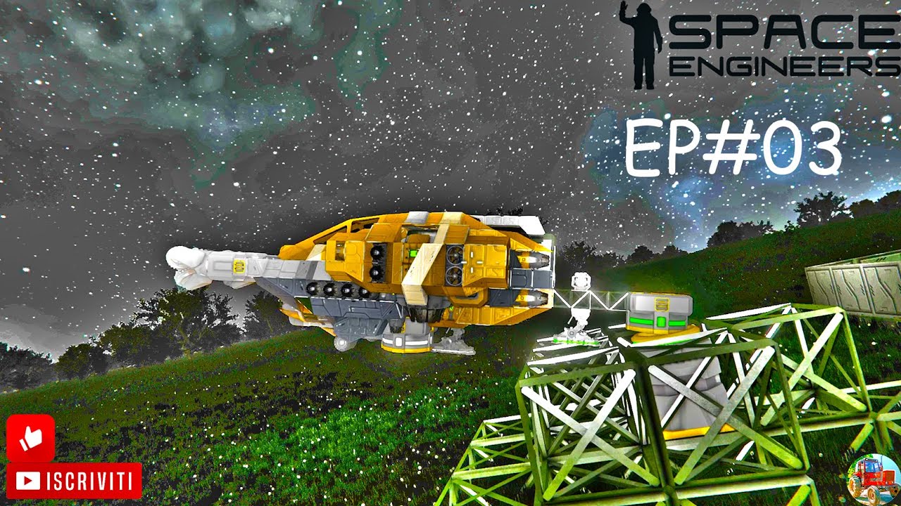 SPACE ENGINEERS ITA EP#03 NAVE MINERARIA DI COSA😂😂😂 Gameplay ita - YouTube