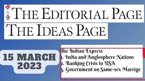 15th March 2023 | Gargi Classes The Indian Express Editorials & Idea Analysis | By R.K. Lata