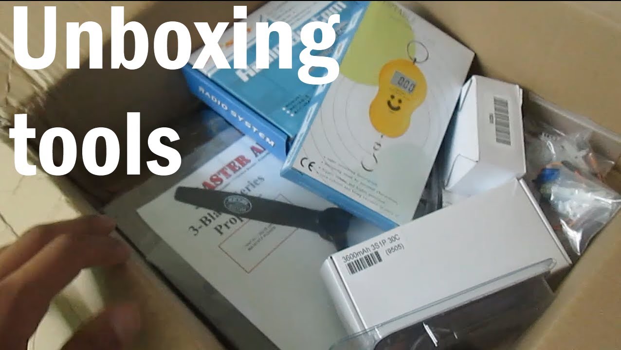 UnBOXing Rc plane Tools from Hobbyking YouTube