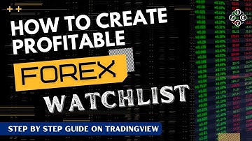 How to Create Forex Profitable Watchlist - On TradingView - Paras Goel #forextrading #goldtrading