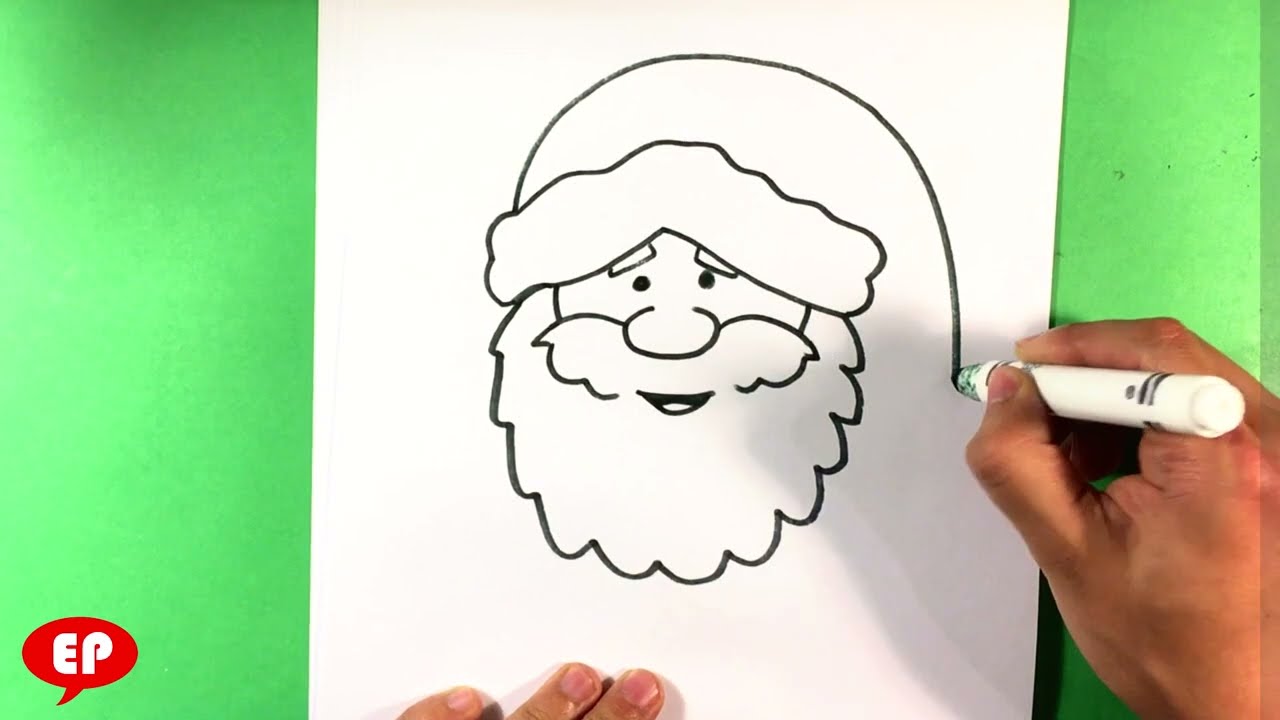 How To Draw Santa Claus Christmas Drawings Step By Step For Beginners Easy Pictures To Draw