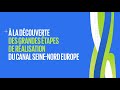 A la dcouverte des grandes tapes de ralisation du canal seinenord europe