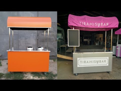Торговий візок для фаст фуду. PT-2 (1200 мм), видео 1