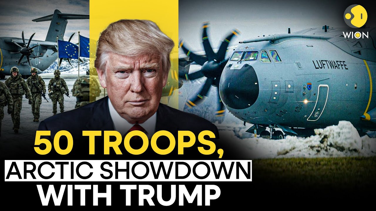 US-Greenland Tensions LIVE: 50 Troops Land in Greenland Amid Rising Arctic Showdown With Trump |WION