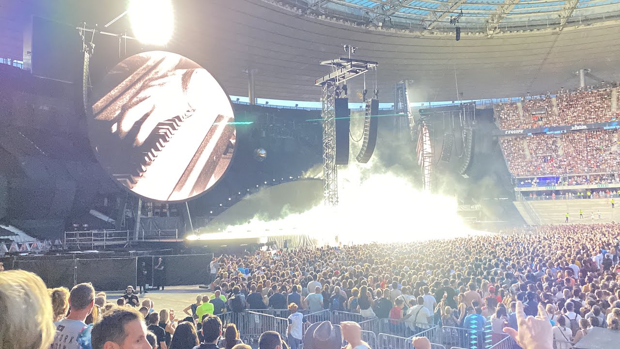 Politik + In My Place live in Paris 2022// Coldplay// Stade de France