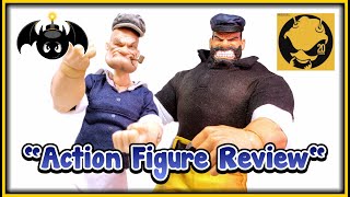 Mezco Toyz One:12 Collective Stormy Seas Ahead Bluto & Popeye Deluxe box set action figures review.