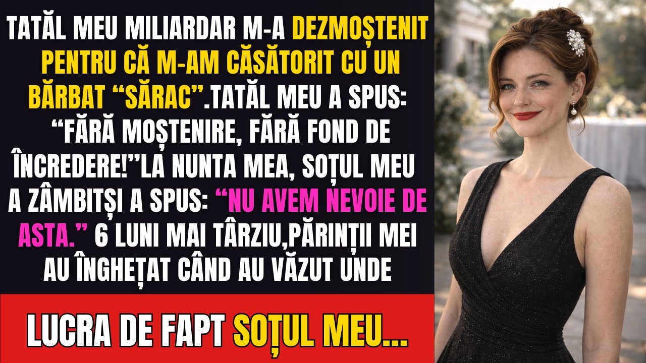 Tatăl meu CEO bogat m-a tăiat după nuntă — 6 luni mai târziu l-a implorat pe soțul meu 
