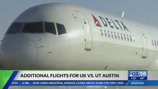 Delta adds direct flights for college football season, including UK vs. UT game