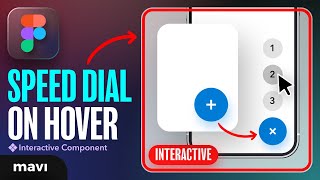Create a SPEED DIAL MENU in Figma (Tutorial)