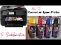 How to convert an Epson WorkForce printer to sublimation|EPSON WF 7720