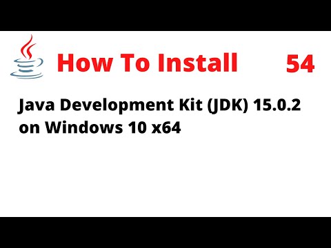How To Install JDK 15.0.2 on Windows 10 x64