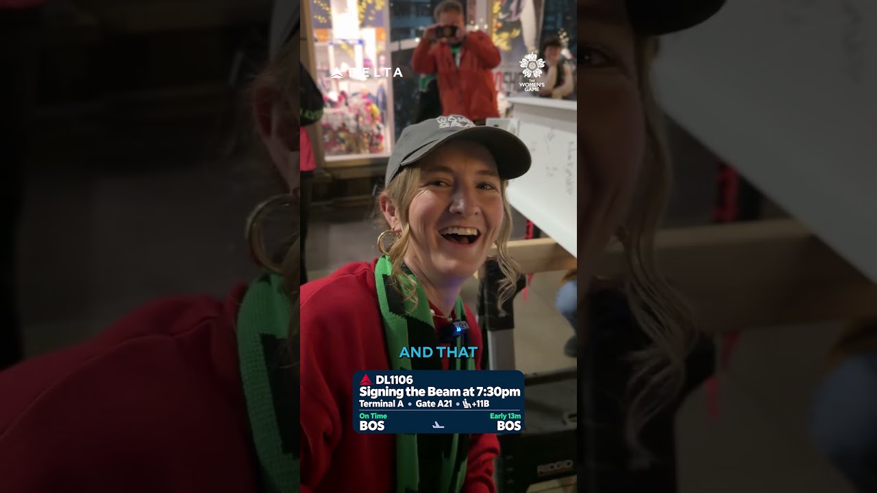 Sam Mewis Is BACK HOME in Boston! 💚✈️ | TWG Travels presented by @Delta