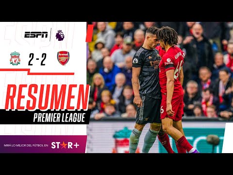 ¡PARTIDAZO Y EMPATE EN ANFIELD ENTRE LOS REDS Y LOS GUNNERS! I Liverpool 2-2 Arsenal I RESUMEN