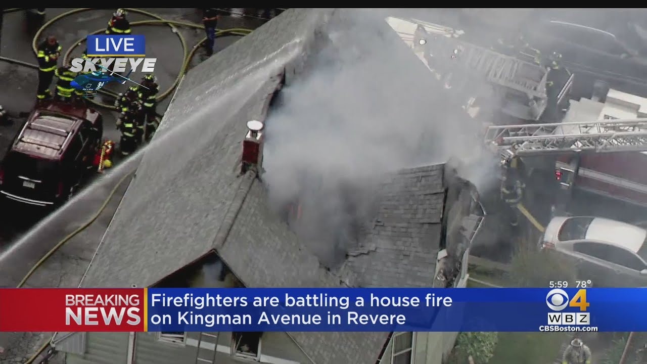 Firefighters Battle House Fire On Kingman Ave In Revere YouTube