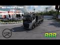 ETS2 - Ao vivo no mapa RBR com Volvo FH5 no Granel no volante MOZA TSW Truck Wheel.