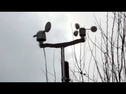 5 in 1 Weather Meter with Cable Wind Speed Wind Direction Temperature Humidity Air Pressure Multifunction Wired Weather Sensor Meteorological Instrument