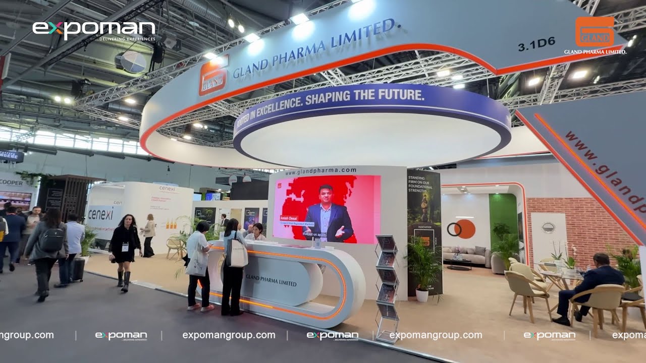 Gland Pharma Ltd | Grand & Magnificent Stall Design | CPHI Worldwide 2025