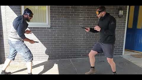 Adrenaline Combatives - Julien Masson - Short Blade Sparring