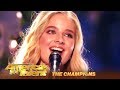 Jackie evancho 18yearold stunning opera singer is back  agt champions