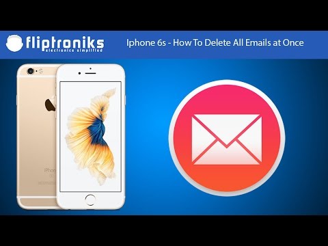 How do you delete all the emails on an iPhone?