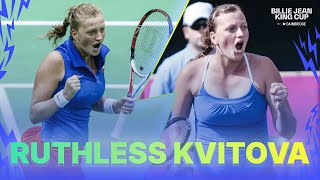 18-year-old Petra Kvitova ridiculous strength 💪 | 2008/2009 Billie Jean King Cup