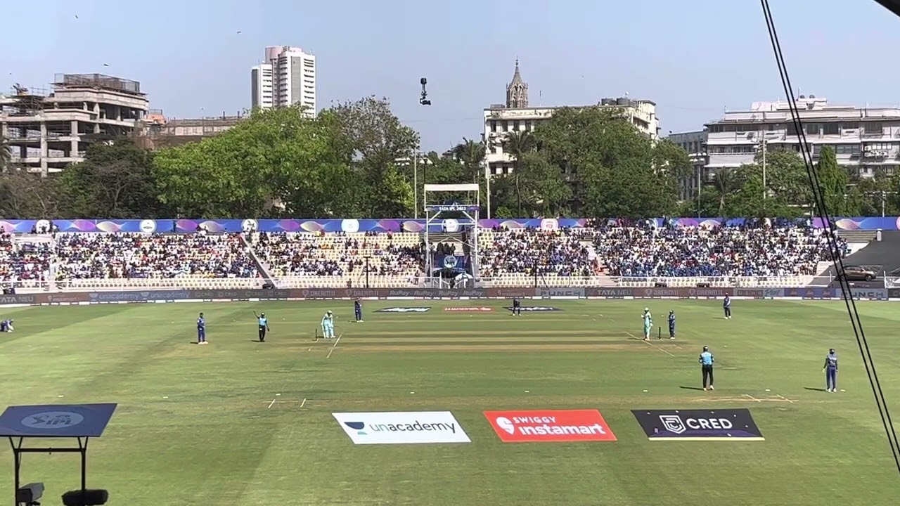 First ball of Lucknow vs MI match brabourne stadium