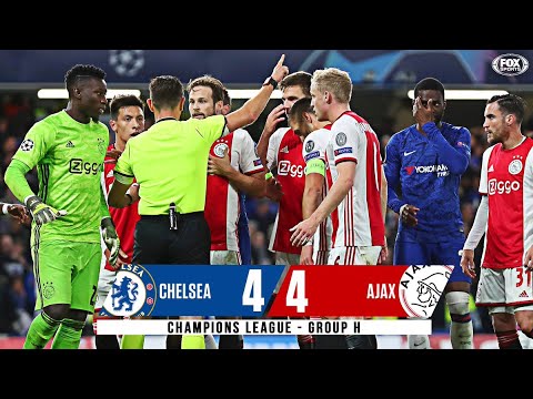 apple4d x 3TOTOPRIZE - Chelsea vs Ajax 4-4 2019, Two red cards in two minutes