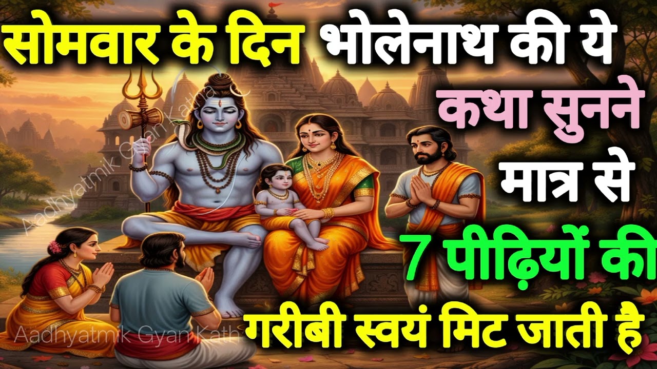 सोमवार व्रत कथा: जिसे सुनने मात्र से बदल जाएगी आपकी किस्मत! 🙏 | Somwar Vrat Kath 