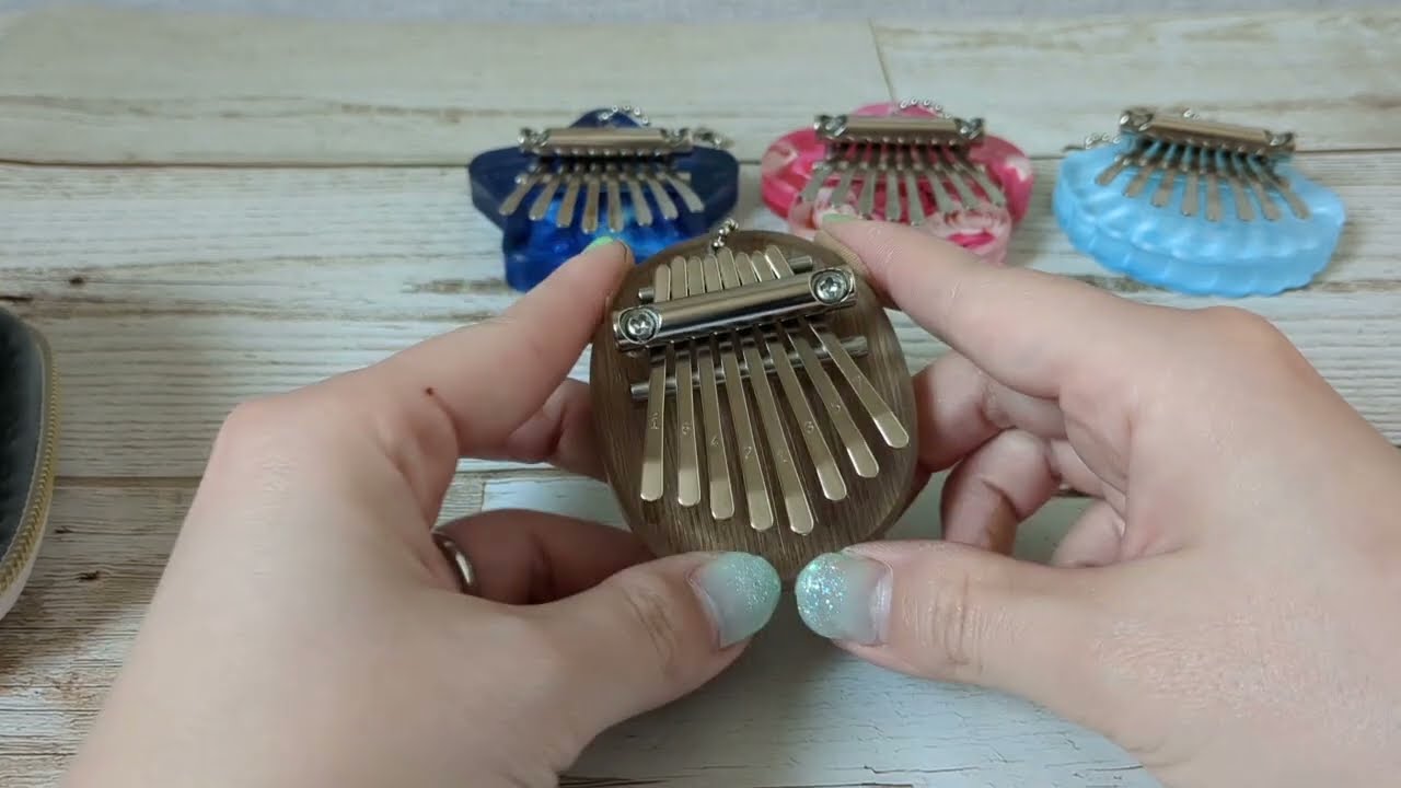 指で弾くピアノ カリンバ 全4種セット ガチャ